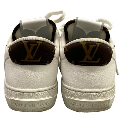 Louis Vuitton Sneakers Charlie Line White Dark Brown Black Low Cut Leather — view 6