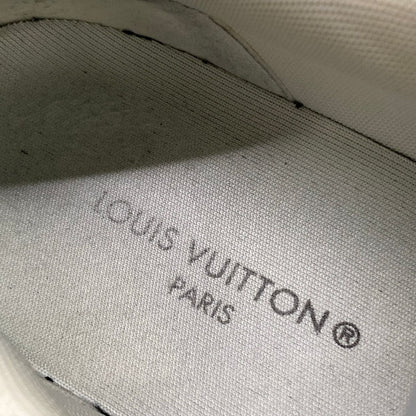 Louis Vuitton Sneakers Charlie Line White Dark Brown Black Low Cut Leather — view 9
