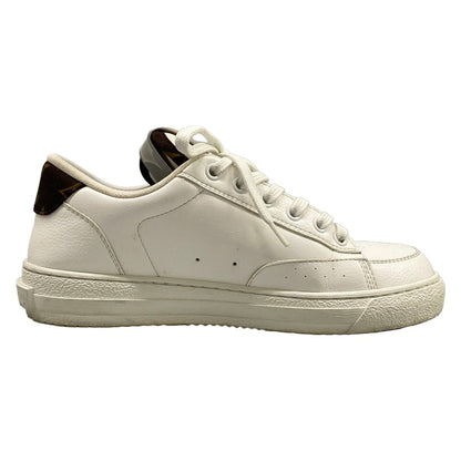 Louis Vuitton Sneakers Charlie Line White Dark Brown Black Low Cut Leather — view 2