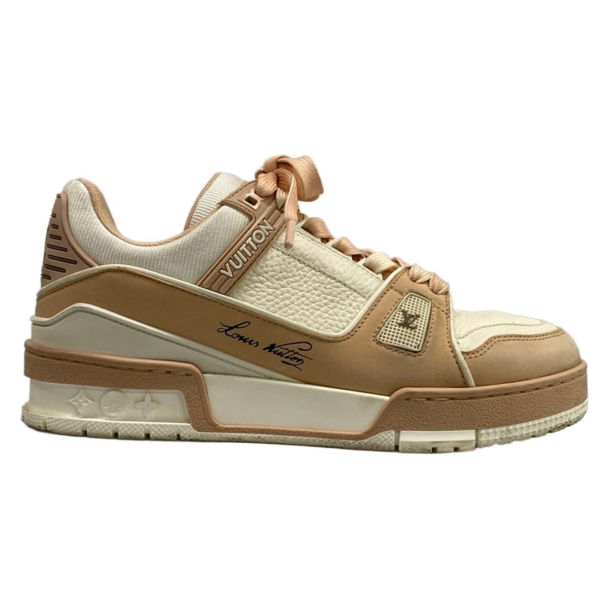 Louis Vuitton Sneakers 36.5 LV Trainer White Pink Leather — view 4