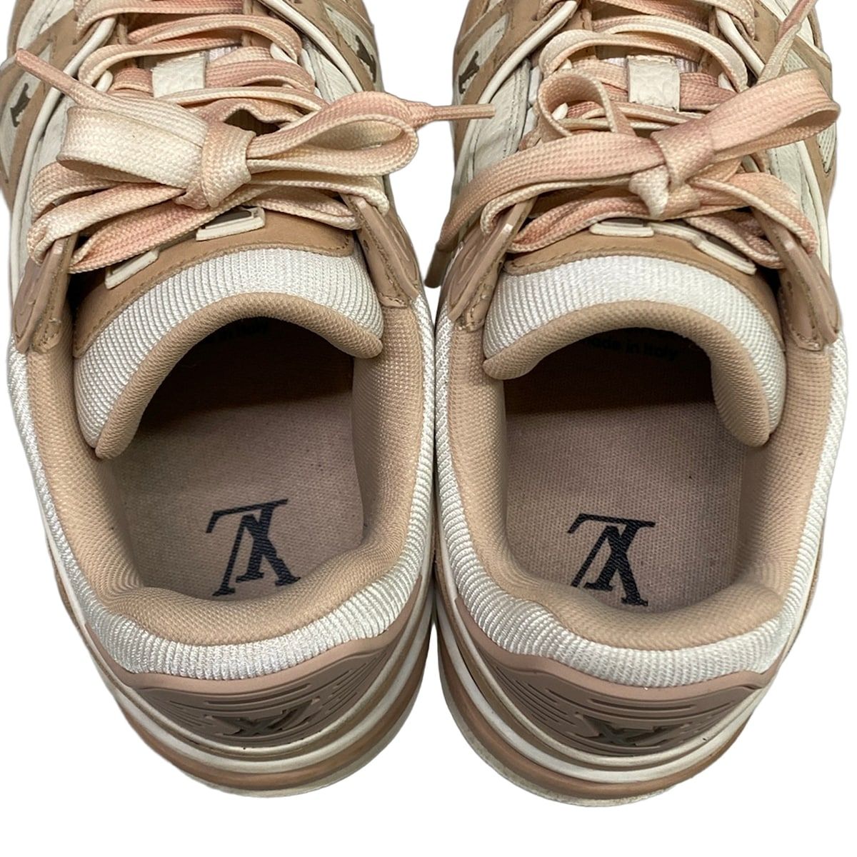 Louis Vuitton Sneakers 36.5 LV Trainer White Pink Leather — view 7