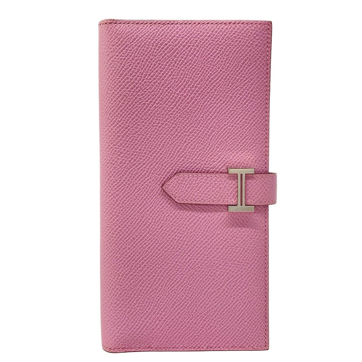 Hermes Wallet Bearn Souffle Mauve Sylvestre Pink