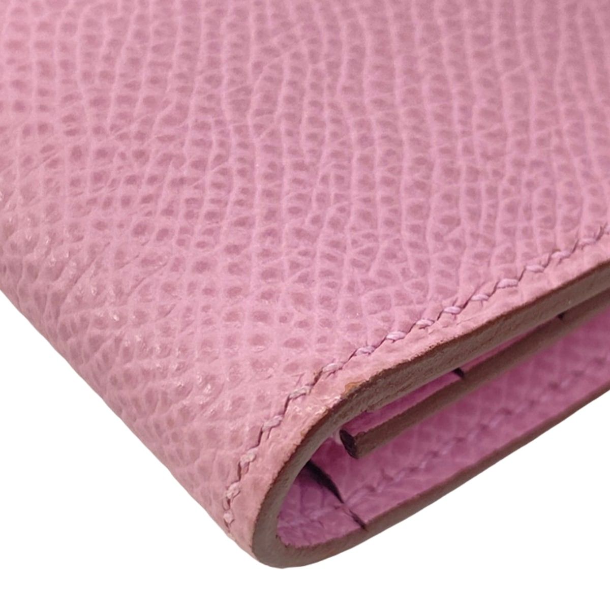 Hermes Wallet Bearn Souffle Mauve Sylvestre Pink — view 7