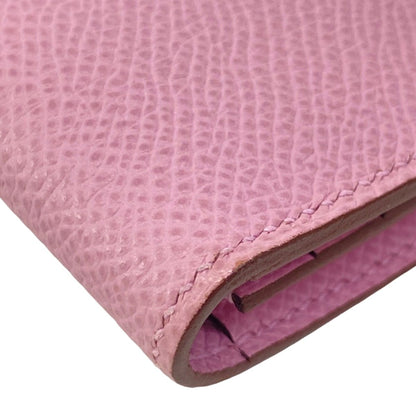 Hermes Wallet Bearn Souffle Mauve Sylvestre Pink — view 7