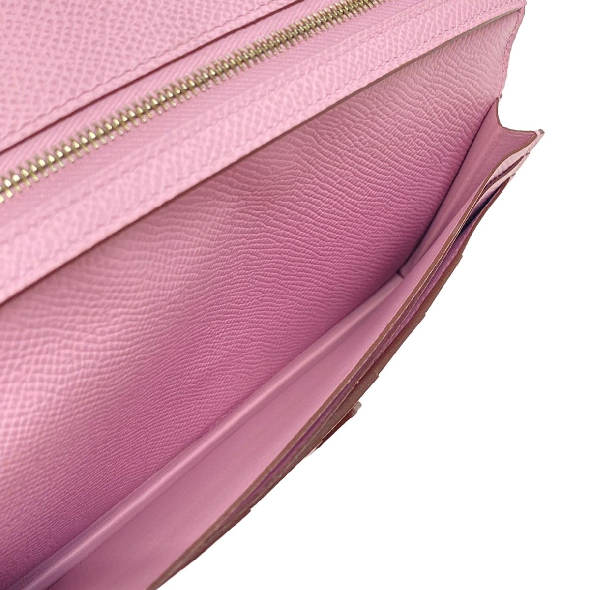 Hermes Wallet Bearn Souffle Mauve Sylvestre Pink — view 4