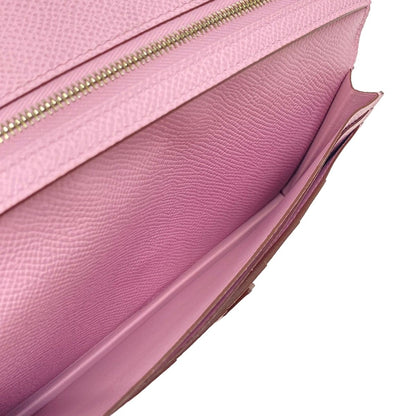 Hermes Wallet Bearn Souffle Mauve Sylvestre Pink — view 4