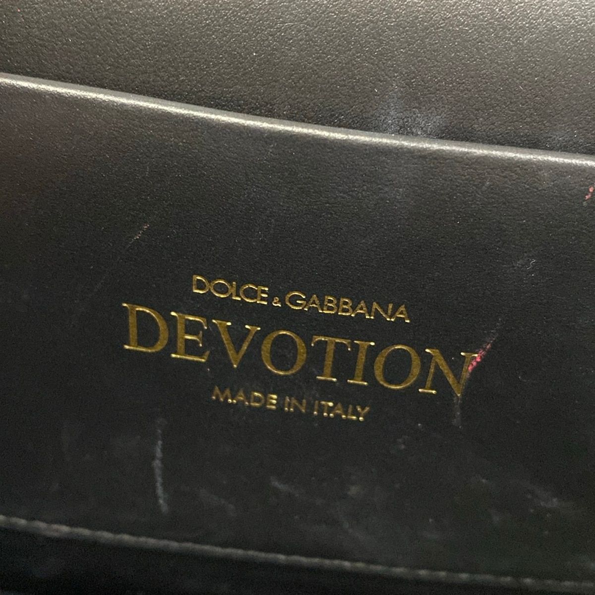 Dolce & Gabbana Handbag Devotion Gold Leather — view 9