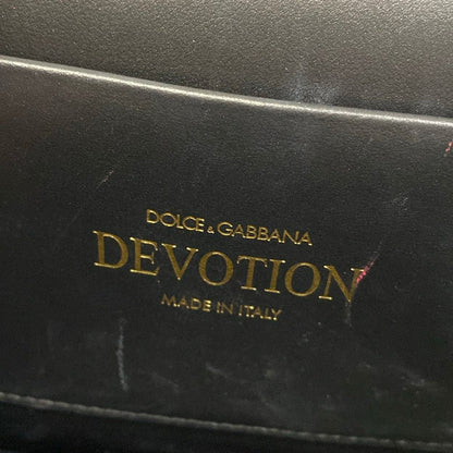 Dolce & Gabbana Handbag Devotion Gold Leather — view 9