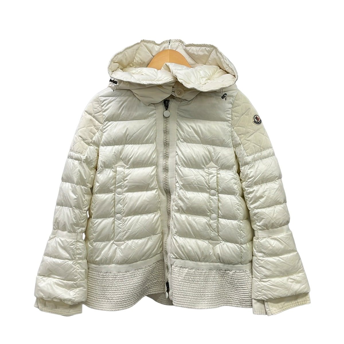 Moncler Down Jacket 2 M Vivienne Ivory Long Sleeve Zip Up Winter