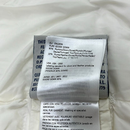 Moncler Down Jacket 2 M Vivienne Ivory Long Sleeve Zip Up Winter — view 6