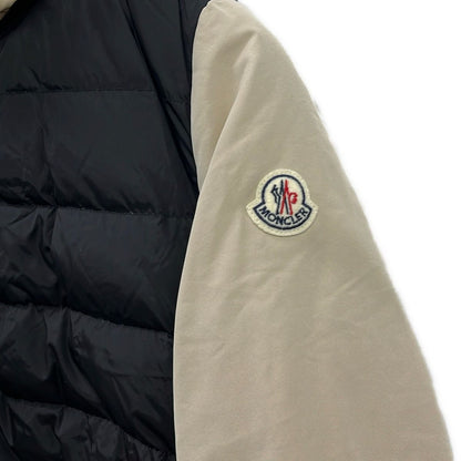 Moncler Down Coat 1 S Challier Giubbotto Black Beige Long Sleeve Zip — view 7