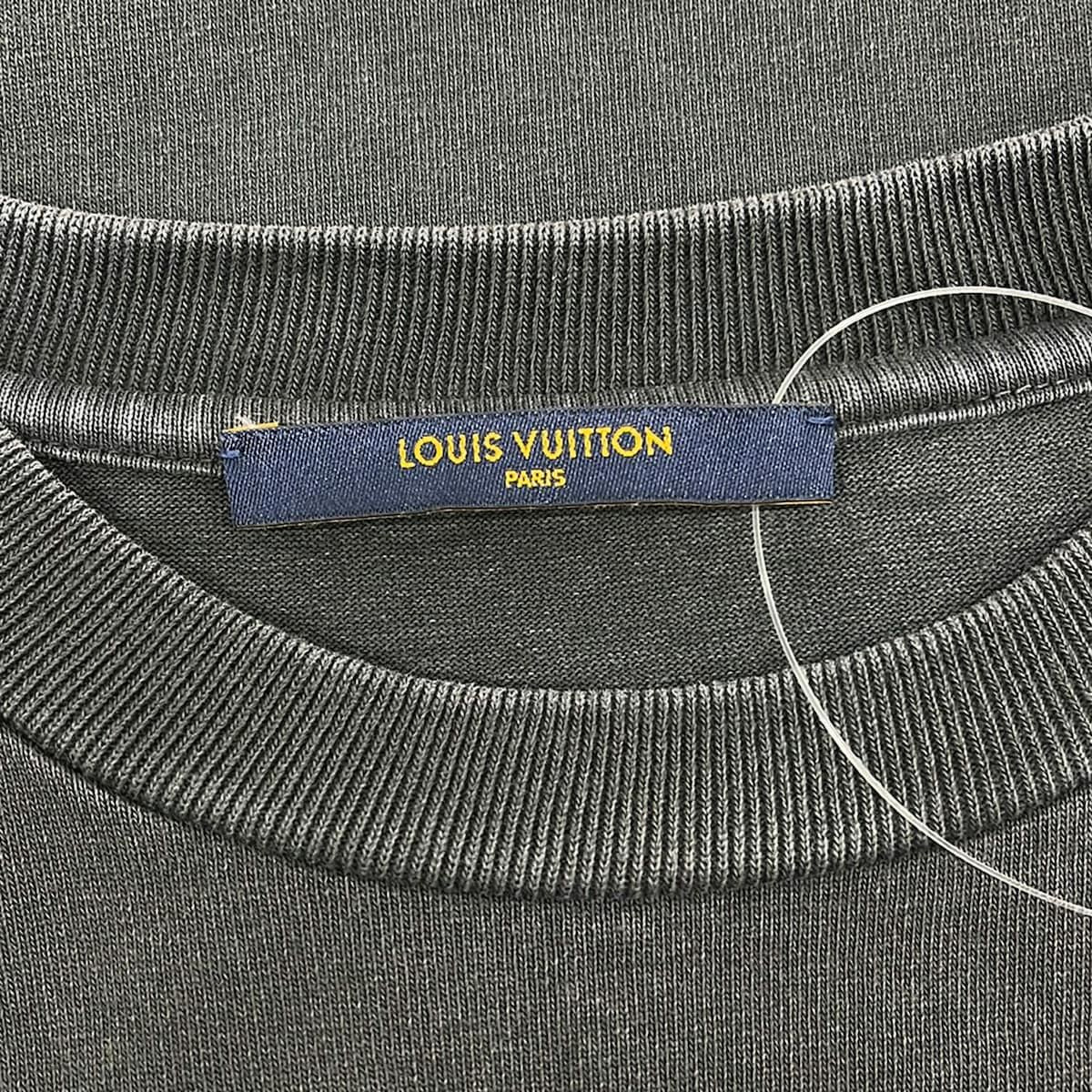Louis Vuitton Short Sleeve T-Shirt S Jyn Navy Crew — view 3