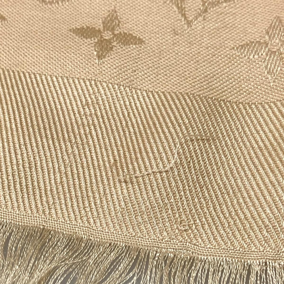 Louis Vuitton Shawl Monogram Dune Wool Silk Scarf — view 4