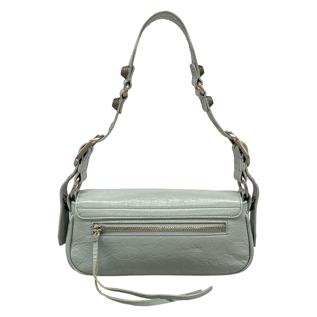 Balenciaga Shoulder Bag le Cagole XS Light Blue Leather — view 3