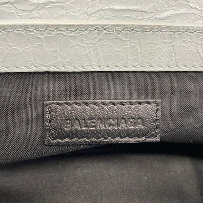 Balenciaga Shoulder Bag le Cagole XS Light Blue Leather — view 9