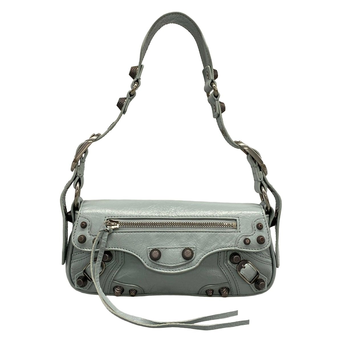 Balenciaga Shoulder Bag le Cagole XS Light Blue Leather