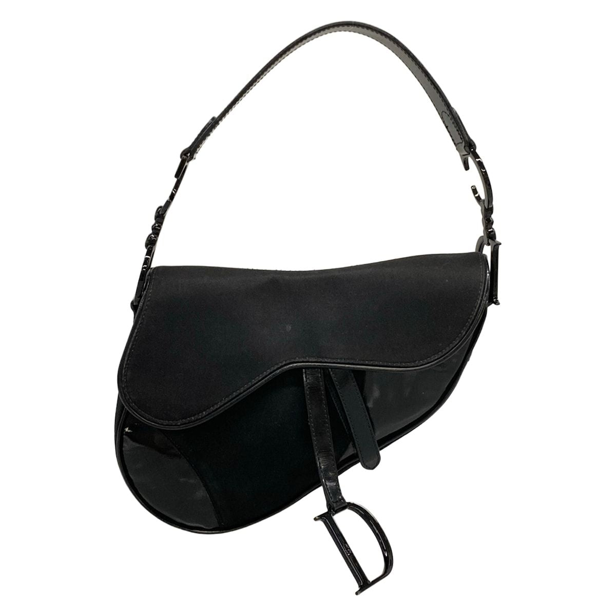 Dior Saddle Bag Black Leather