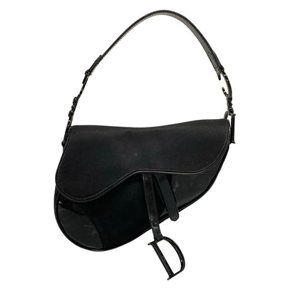 Dior Saddle Bag Black Leather