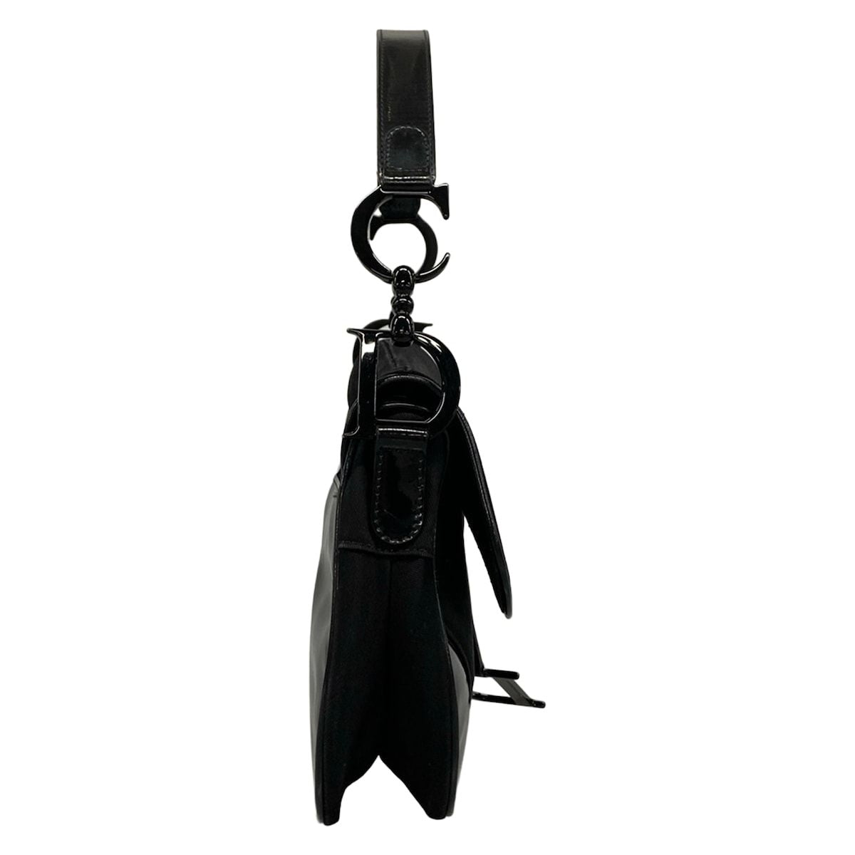 Dior Saddle Bag Black Leather — view 2