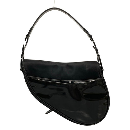 Dior Saddle Bag Black Leather — view 3