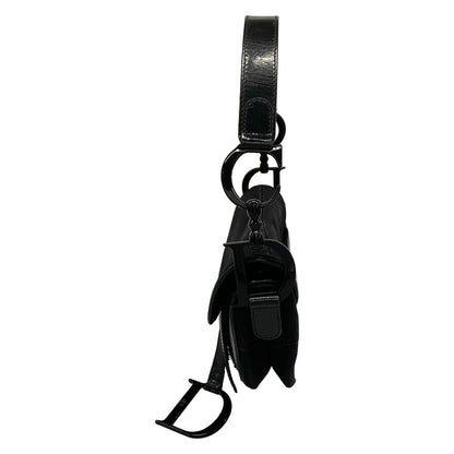 Dior Saddle Bag Black Leather — view 4