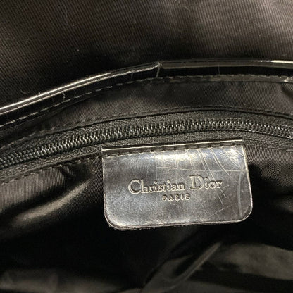 Dior Saddle Bag Black Leather — view 8