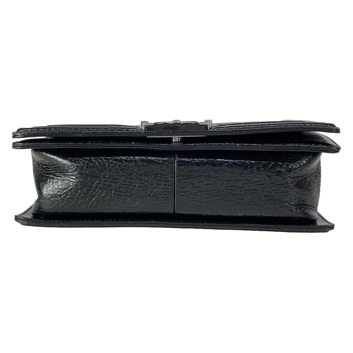 Chanel Shoulder Bag 25 Black Chain Silver — view 5