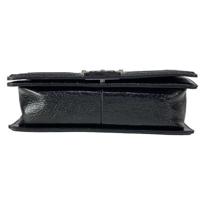 Chanel Shoulder Bag 25 Black Chain Silver — view 5