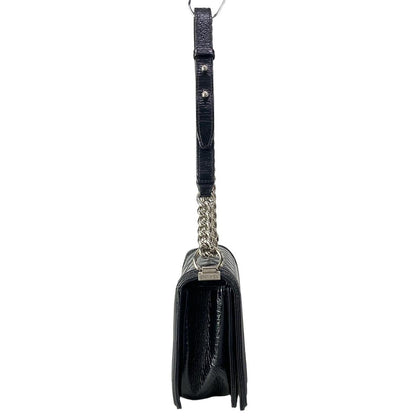 Chanel Shoulder Bag 25 Black Chain Silver — view 2