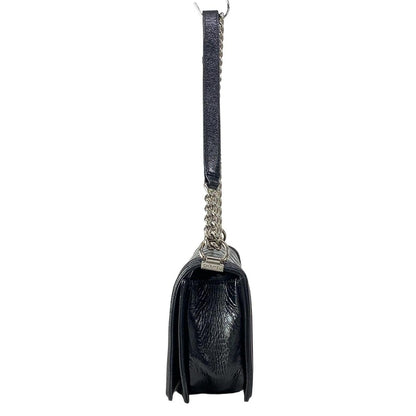 Chanel Shoulder Bag 25 Black Chain Silver — view 4
