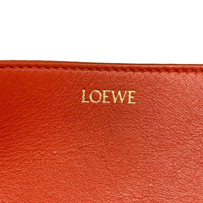 Loewe Tote Puzzle Fold Mini Orange Folding Leather — view 9