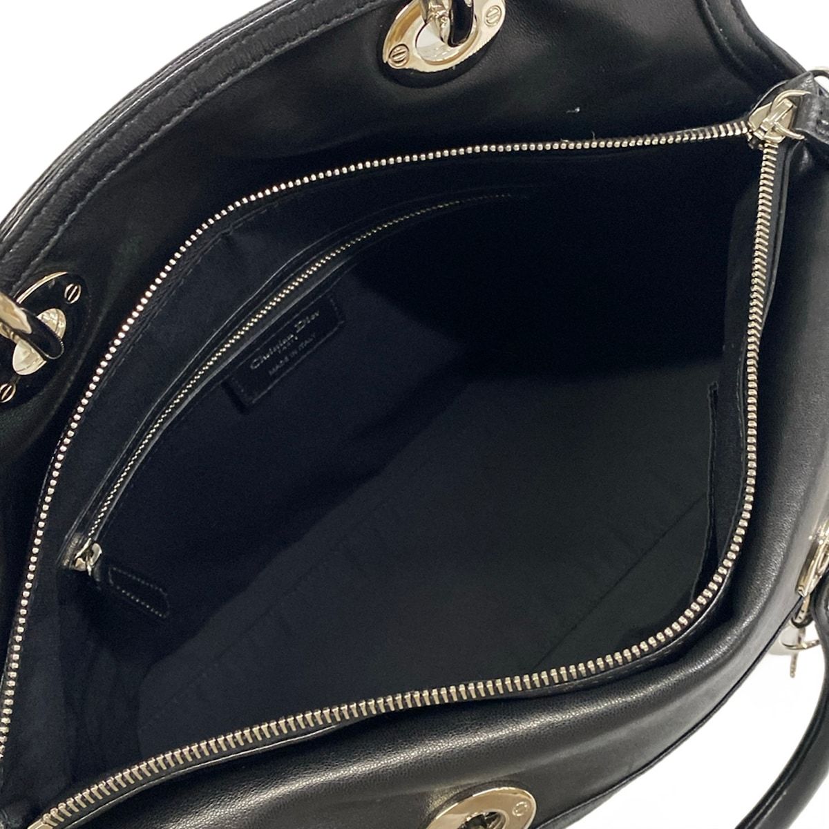 Dior Handbag Granville Black Leather — view 7