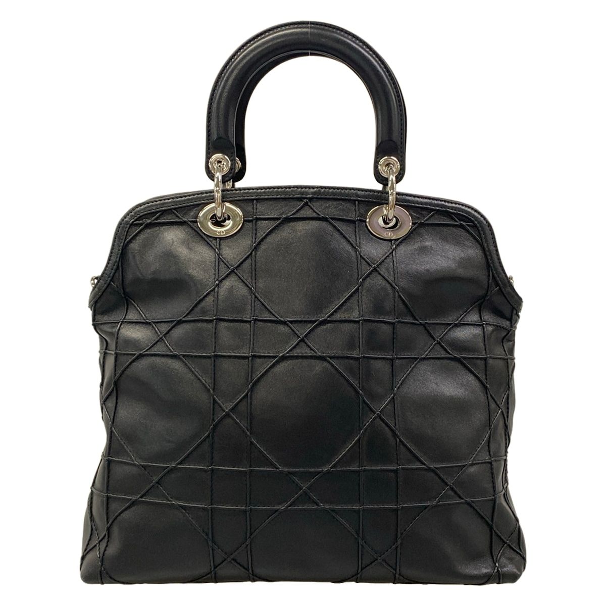 Dior Handbag Granville Black Leather — view 3