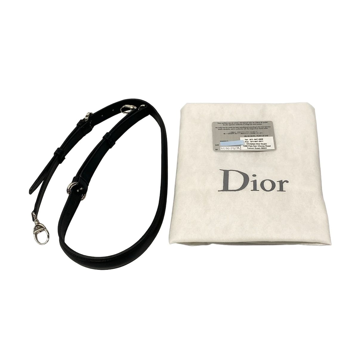 Dior Handbag Granville Black Leather — view 8