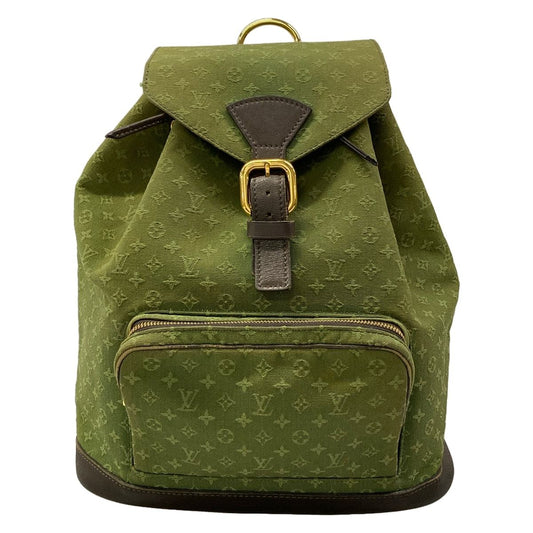 Louis Vuitton Backpack Monogram Mini Montsouris Khaki Leather