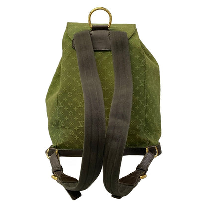 Louis Vuitton Backpack Monogram Mini Montsouris Khaki Leather — view 3