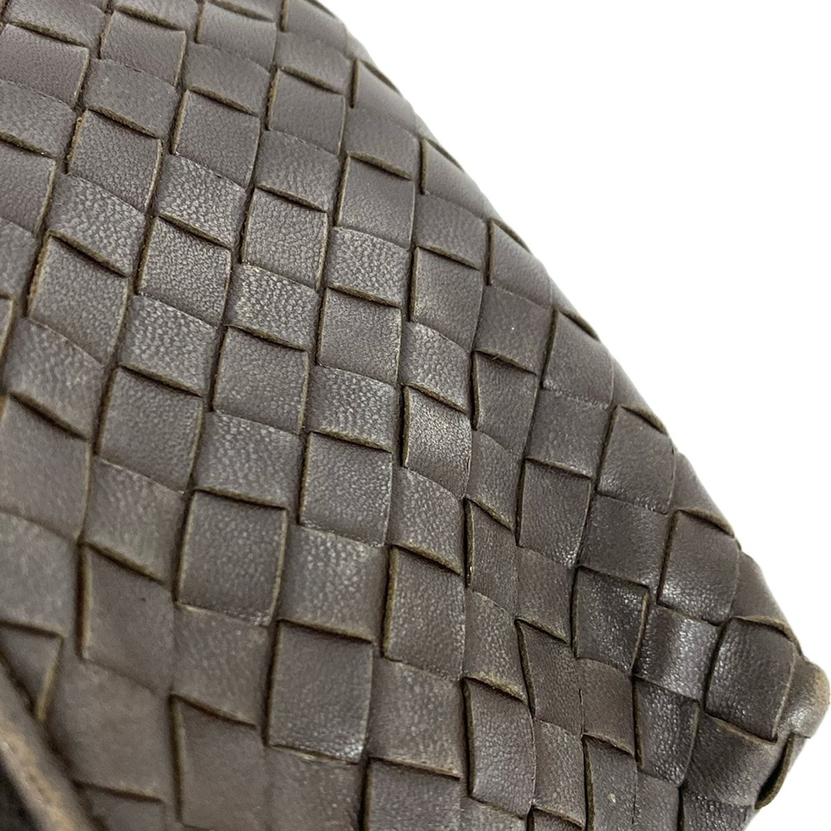 Bottega Veneta Pouch Intrecciato Brown Leather — view 9