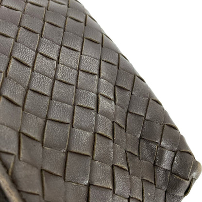 Bottega Veneta Pouch Intrecciato Brown Leather — view 9
