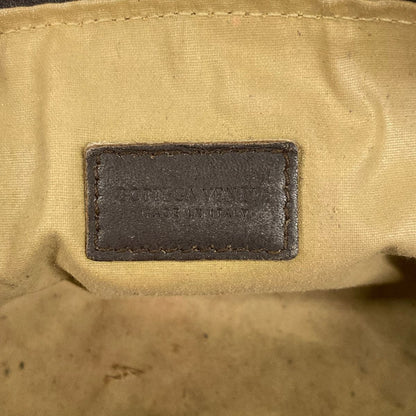 Bottega Veneta Pouch Intrecciato Brown Leather — view 5