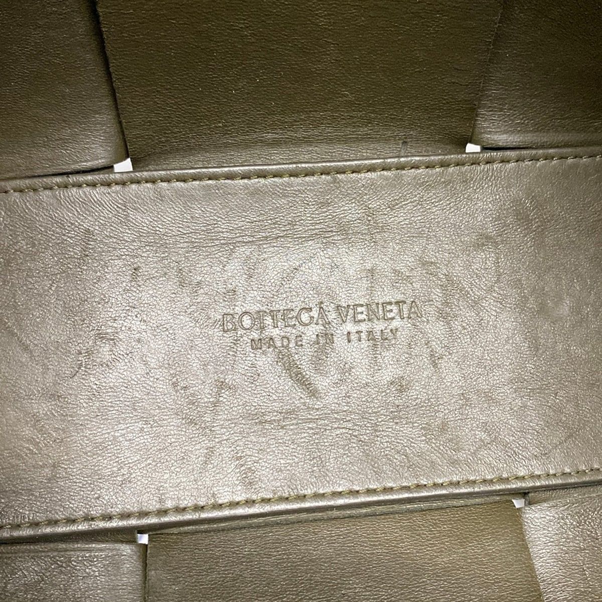 Bottega Veneta Tote the Arco Khaki Leather — view 8
