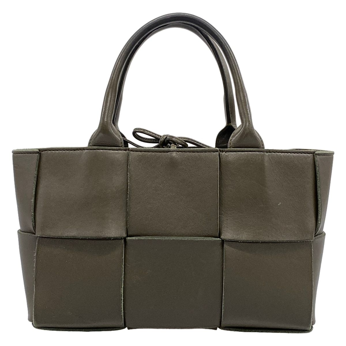 Bottega Veneta Tote the Arco Khaki Leather