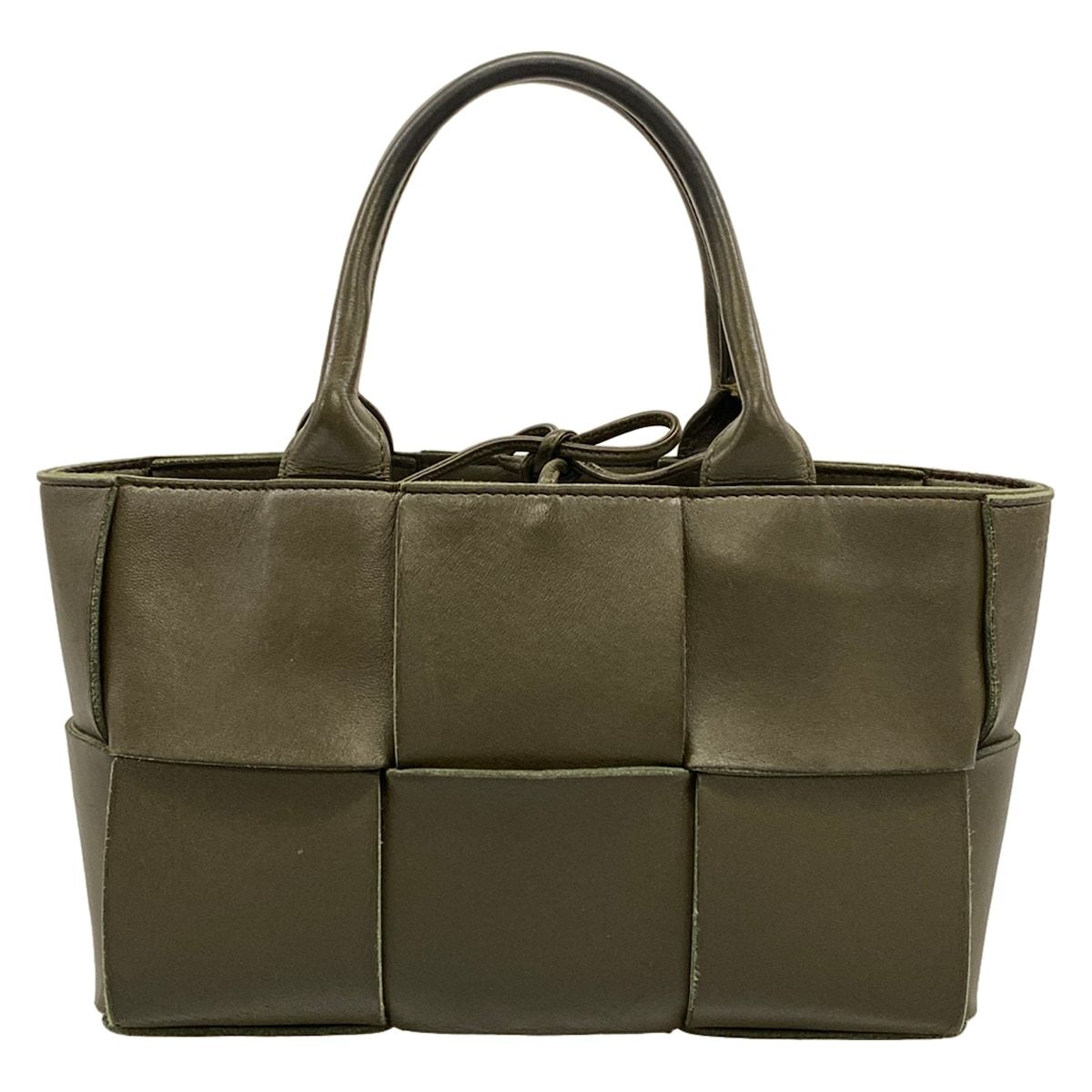 Bottega Veneta Tote the Arco Khaki Leather — view 3