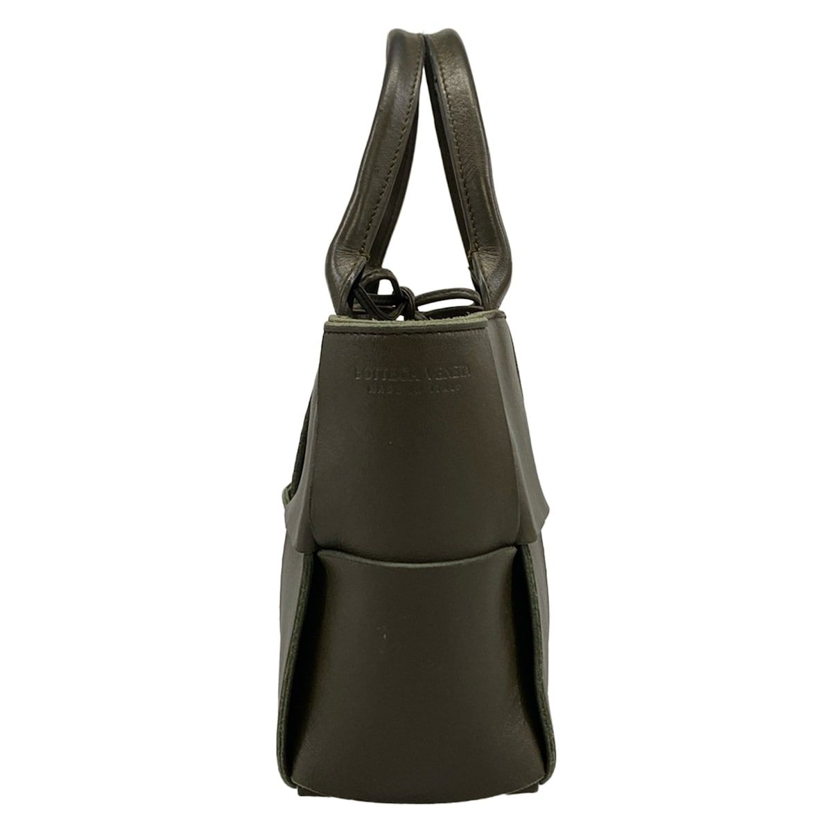 Bottega Veneta Tote the Arco Khaki Leather — view 2