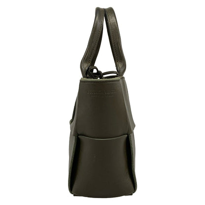 Bottega Veneta Tote the Arco Khaki Leather — view 2