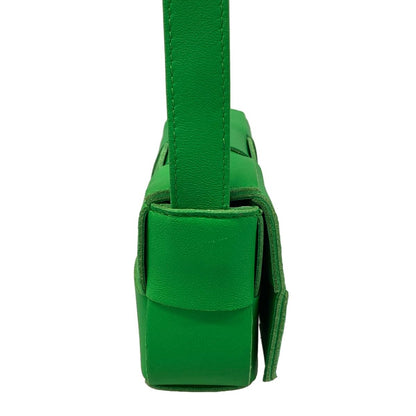 Bottega Veneta Shoulder Bag Candy Cassette Green Leather — view 2