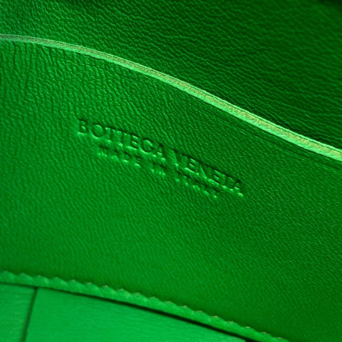 Bottega Veneta Shoulder Bag Candy Cassette Green Leather — view 8