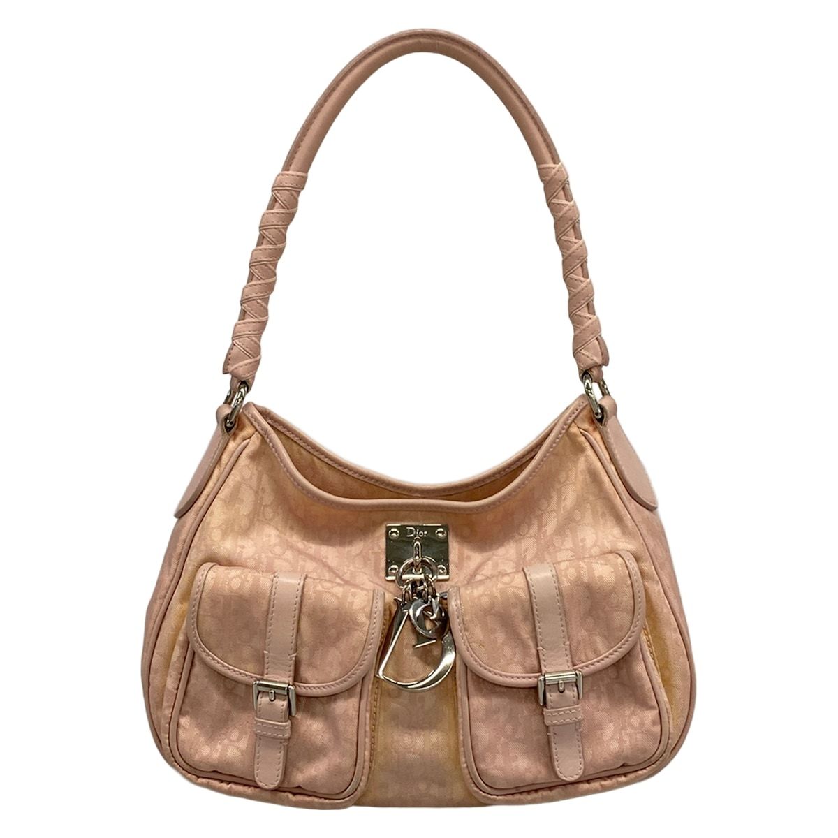 Dior Shoulder Bag Brea Pink Leather