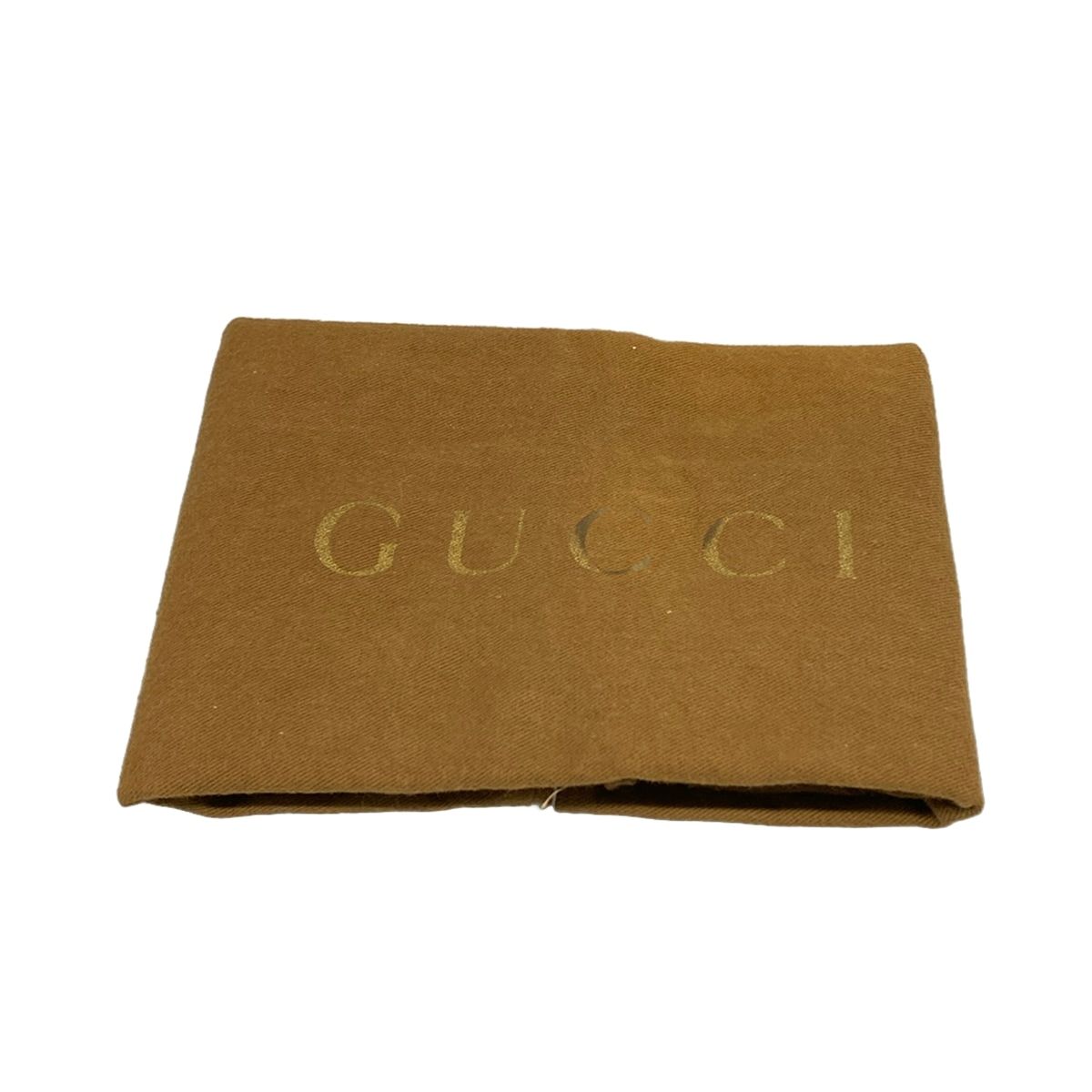Gucci Shoulder Bag Abbey Dark Brown Beige Leather — view 8