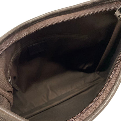 Gucci Shoulder Bag Abbey Dark Brown Beige Leather — view 7