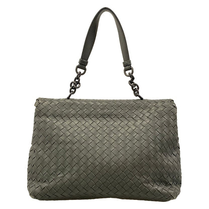 Bottega Veneta Handbag Intrecciato Gray Leather — view 3